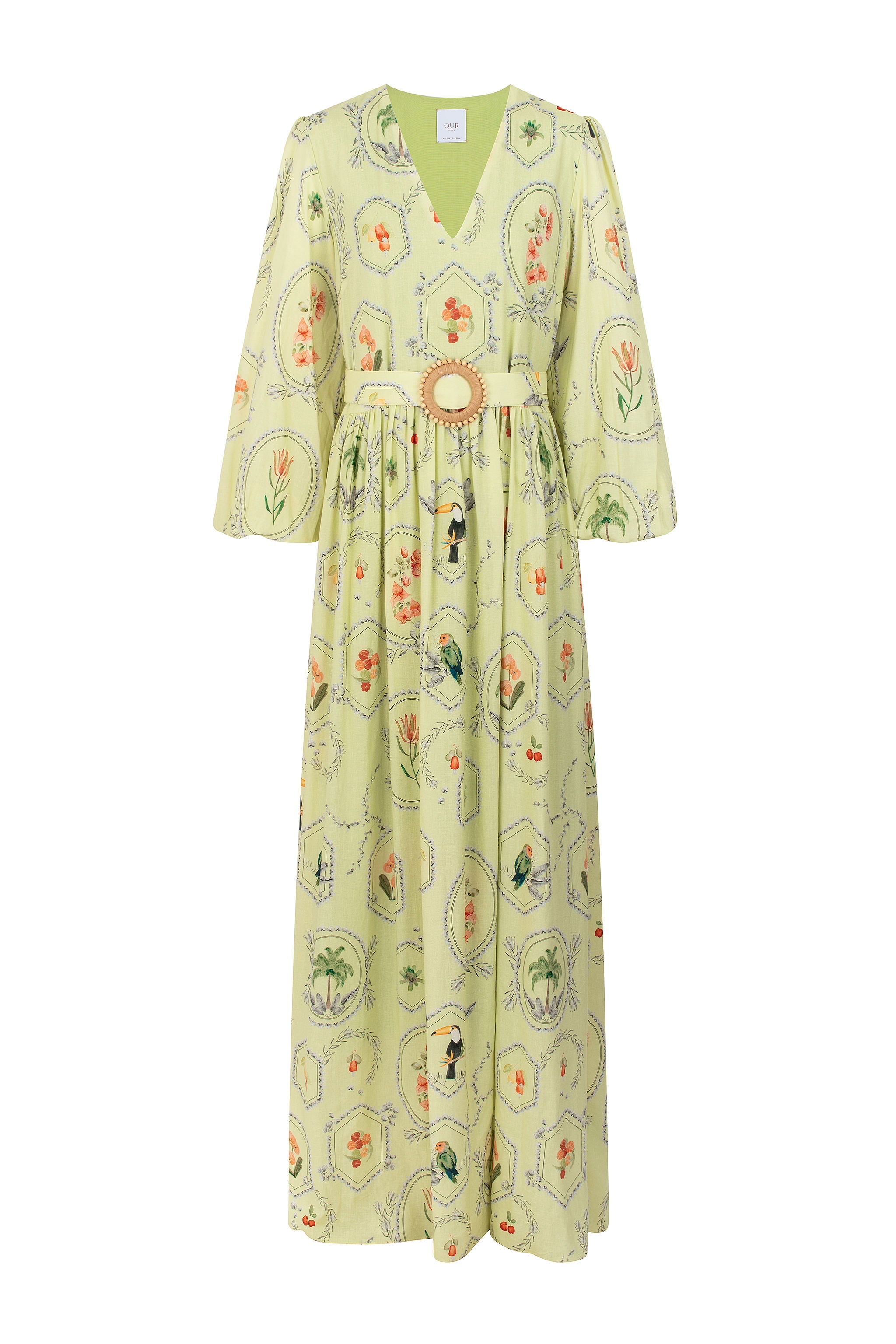 flowy tropical dress Maxi Summer with V-Neck & Skirt Lace Burnt Orange Junior BBPO461 Colour:Imperial Purple