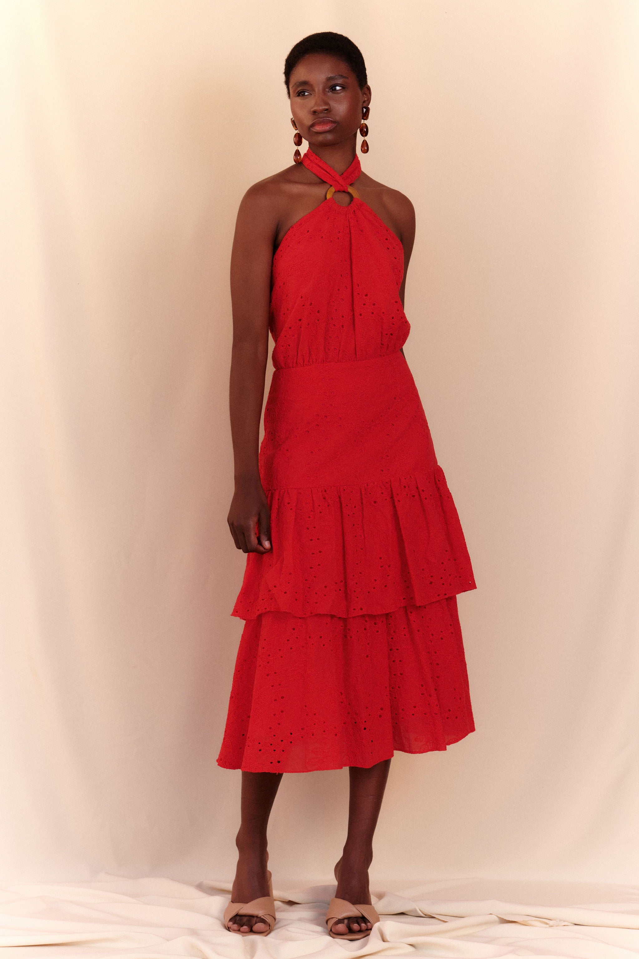 PAPOULA BRODERIE ANGLAISE DRESS