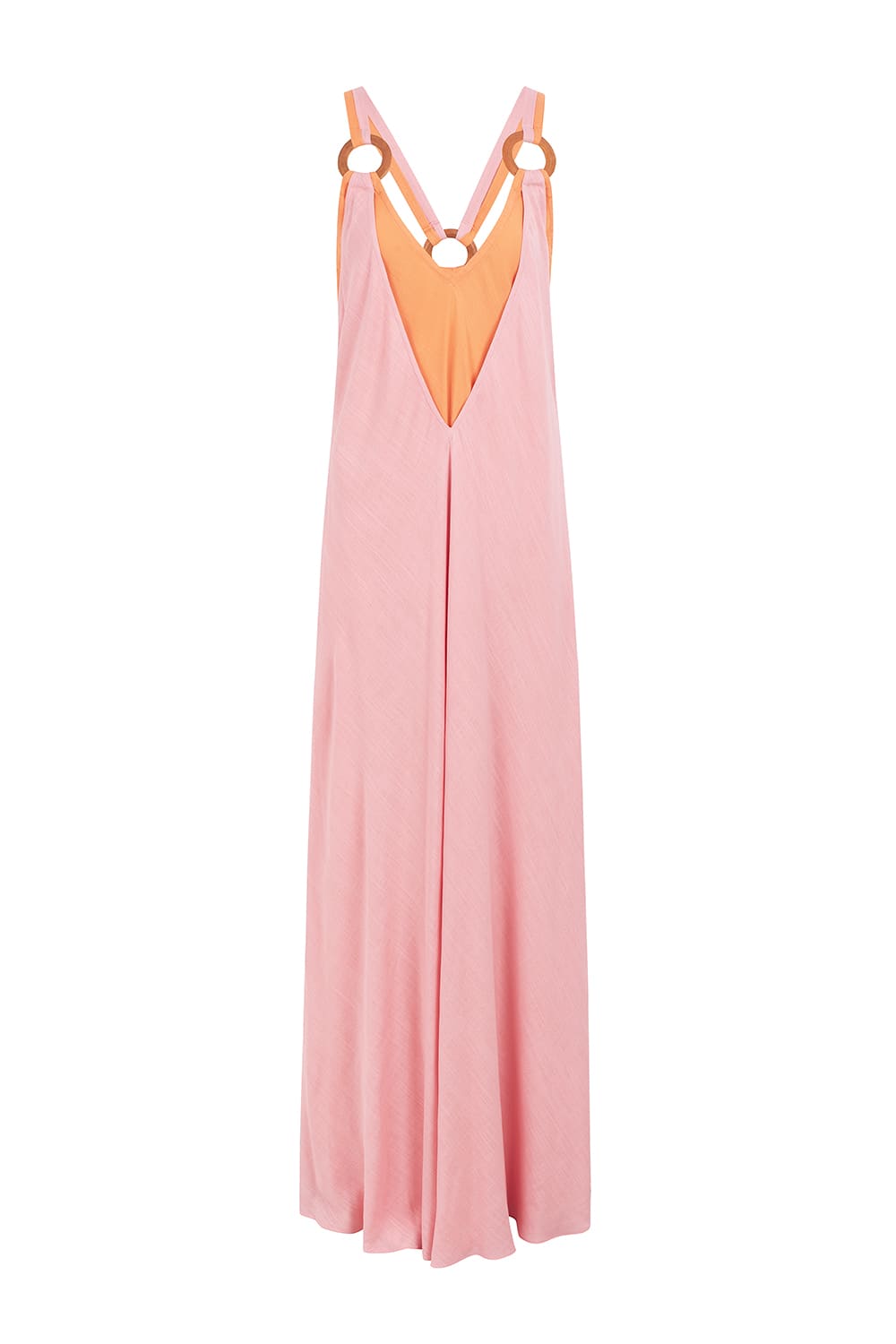 VESTIDO LONGO DE VERÃO - ROSA CLARO