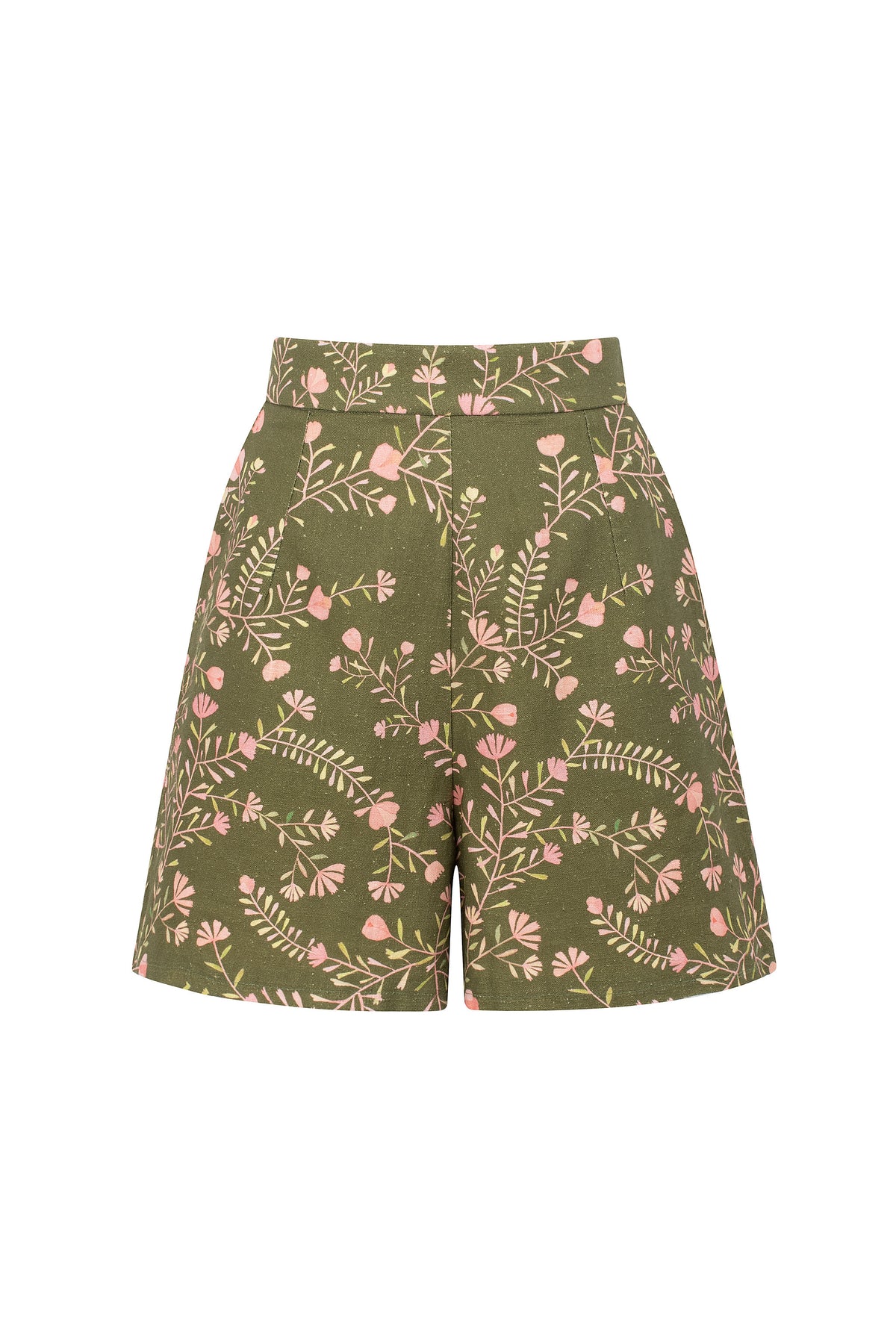 Ramos Print Shorts – Olive